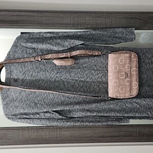 Guess logo pink crossbody bag NWOT